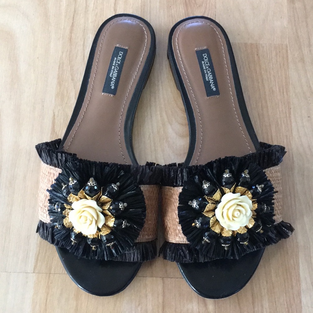 DOLCE & GABBANA Slides Made in Italy 5 1/2